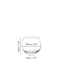 RIEDEL The O Wine verre à Chardonnay élevé en fût 