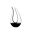 RIEDEL Black Tie Amadeo Decanter filled with a drink on a white background