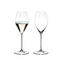 RIEDEL Performance Bicchiere da vino Champagne riempito con una bevanda su sfondo bianco