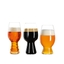 SPIEGELAU Craft Beer Glasses Tasting Kit gefüllt mit einem Getränk auf weißem Hintergrund