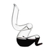 RIEDEL Decanter Boa R.Q. filled with a drink on a white background