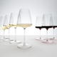 Sample packaging of a RIEDEL Winewings Restaurant Champagne Wine Glass glass single pack.