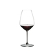RIEDEL Extreme Restaurant Shiraz Line Mesaure Star 0,1l + 0,2l filled with a drink on a white background