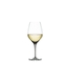 SPIEGELAU Authentis Weißwein Klein gefüllt mit einem Getränk auf weißem Hintergrund
