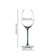 RIEDEL Fatto A Mano Champagne Wine Glass Green a11y.alt.product.dimensions