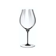 RIEDEL Fatto A Mano Performance Pinot Noir Black Stem on a white background