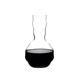 RIEDEL Decanter Swirl R.Q. filled with a drink on a white background