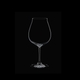 RIEDEL Restaurant Neue Welt Pinot Noir auf schwarzem Hintergrund