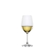 SPIEGELAU Winelovers Weißwein gefüllt mit einem Getränk auf weißem Hintergrund