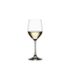 SPIEGELAU Vino Grande White Wine filled with a drink on a white background
