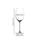 A RIEDEL Veritas Champagne Wine Glass filled with champagne on a white background.