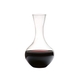 RIEDEL Decanter Syrah filled with a drink on a white background