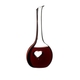 RIEDEL Decanter Black Tie Bliss Red R.Q. filled with a drink on a white background