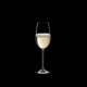 RIEDEL Restaurant Champagne Glass filled with a drink on a black background