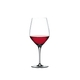 SPIEGELAU Authentis Bordeaux gefüllt mit einem Getränk auf weißem Hintergrund