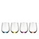 RIEDEL Tumbler Collection Optical Happy O sur fond blanc