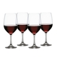 SPIEGELAU Vino Grande Bordeaux gefüllt mit einem Getränk auf weißem Hintergrund