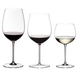 RIEDEL Sommeliers Tasting Set R.Q. filled with a drink on a white background