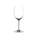 RIEDEL Fatto A Mano R.Q. Cabernet Pink on a white background
