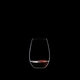 RIEDEL O Wine Tumbler Syrah/Shiraz filled with a drink on a black background