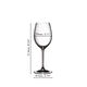 RIEDEL Vinum Sauvignon Blanc/Dessertwine filled with dessert wine on white background