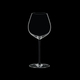 RIEDEL Fatto A Mano Pinot Noir Black on a black background