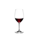 RIEDEL Degustazione Red Wine con bebida en un fondo blanco