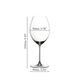 A red wine filled RIEDEL Veritas Old World Syrah glass on white background