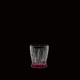 RIEDEL Tumbler Collection Fire Whisky Dawn Red on a black background