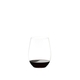 RIEDEL Restaurant O Cabernet filled with a drink on a white background