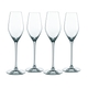 NACHTMANN Supreme Champagne Glass con fondo blanco
