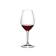 RIEDEL Wine Friendly Red Wine - RIEDEL 002 gefüllt mit einem Getränk auf weißem Hintergrund