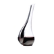 RIEDEL Decanter Black Tie Touch R.Q. filled with a drink on a white background