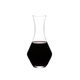 SL RIEDEL Stemless Wings + Decanter filled with a drink on a white background