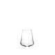 Unfilled SL RIEDEL Stemless Wings Riesling/Champagne Glass on white background