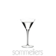 RIEDEL Sommeliers Martini filled with a drink on a white background