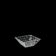 NACHTMANN Bossa Nova Schale quadratisch Set auf schwarzem Hintergrund