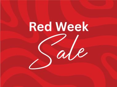 Red Week Sale Banner