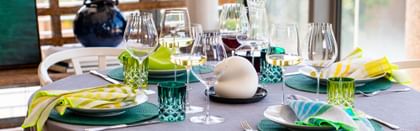 Image of table setting with RIEDEL glassware