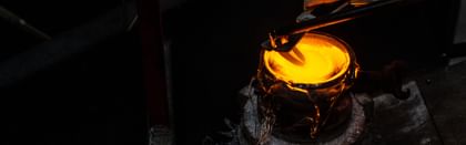 molten glass production photo