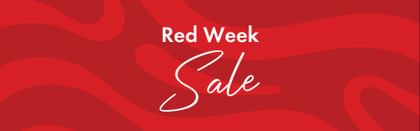 Red Week Sale Banner