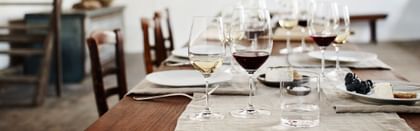 Image of Ouverture glasses on tabletop