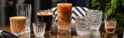 Bild der aufgereihten NACHTMANN Barista Kollektion auf einer Tischplatte