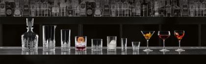 Various barware lined up
