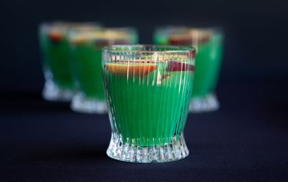 Halloween themed cocktails in RIEDEL glasses