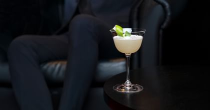 Cocktail in a Riedel DSG Glass