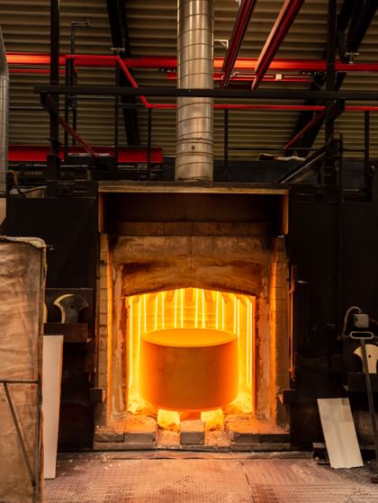 kiln in RIEDEL headquarters