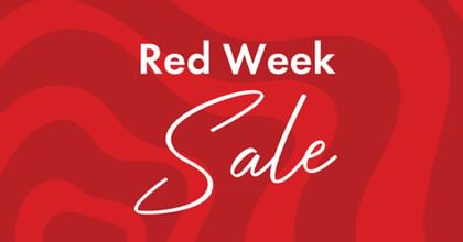 Red Week Sale Banner