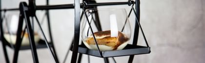 tiramisu in stemless RIEDEL glass