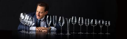 Maximilian J. Riedel behind Sommeliers collection